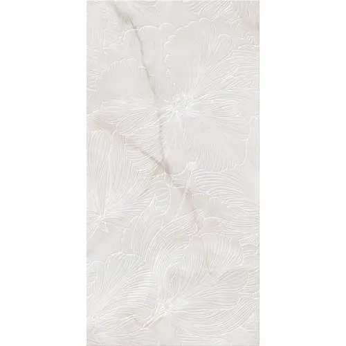 Керлайф Onix Blanco-Gris Blanco Fiori 33 31,5x63 - керамическая плитка и керамогранит