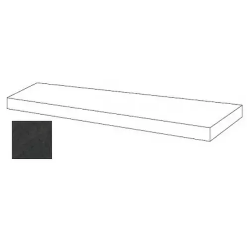 Atlas Concorde Russia Forte Dei Marmi Rock 610010005835 Venaria Black Scalino Angolo Dx 33x120