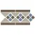 TopCer Victorian Designs Lisbon with 1 strip (Tr.01 Dots 29+11 Strips 29) 28x15