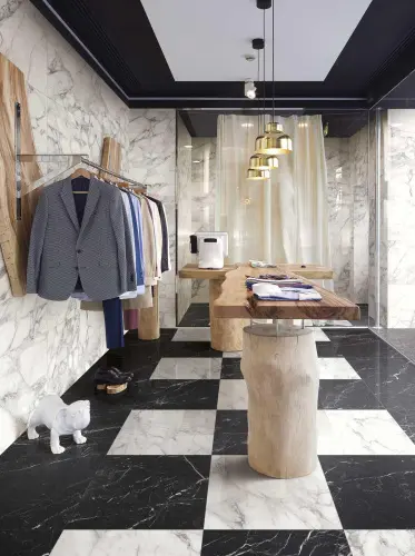 Marazzi Allmarble MMR5 Statuario Listone 3D Lux 15x30