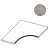 Atlas Concorde Russia Forte Dei Marmi 620090001008 Mystic Grey Bordo Curvilineo Svasato 60x60