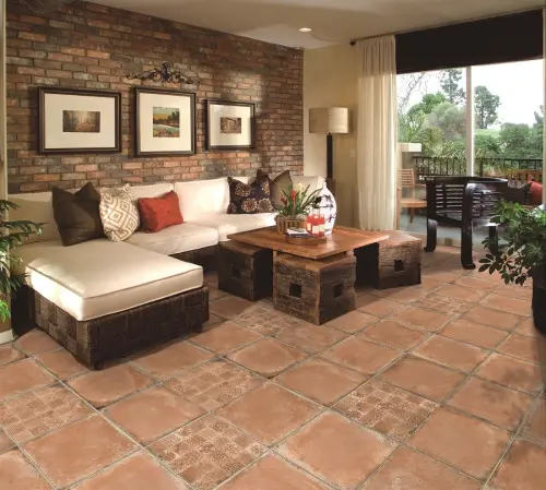 Exagres Alhamar Cartabon Fiorentino Rojo Antislip 33x33