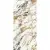 Delfone Hermes Golden Rimmed White Polished Спеченный камень 12mm 120x240