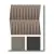 Cerim Ceramiche Easy Life 781624 Grey Salt Truffle Prism Matte Silk 30x30