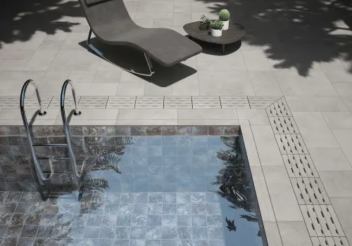 Gres de Aragon Urban 970092 Esquina Redondeado Blanco Anti Slip 33x33