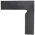 Grupa Paradyz Bazalto Grafit 2 elements Right 30x8.1