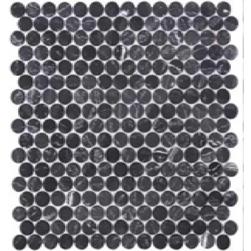 Мозаика Round JS2006YX-HB Black Dark Black Nat 29x29