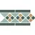 TopCer Victorian Designs Lisbon with 1 strip (Tr.13 Dots 18+03 Strips 18) 28x15
