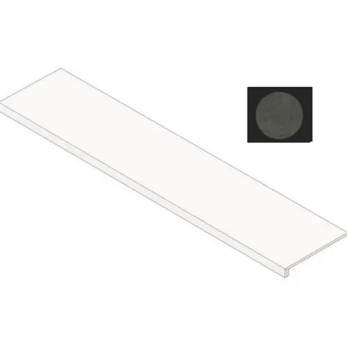 Atlas Concorde Italy Nyra HC6K Charcoal Scalino 120 33x120 - керамическая плитка и керамогранит