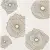 Creto Mono 06-01-1-36-03-13-2434-0 Golden Flowers 60x60