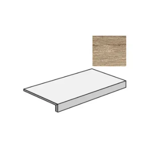 Sant Agostino Yorkwood CSAGYOWA12 Gradone Walnut 33x120