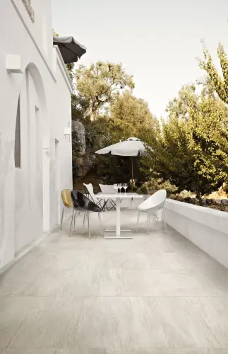 Rex Ceramiche Ardoise 739319 Blanc Gradino 33x120