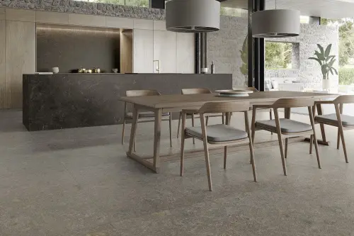Inalco Meteora 6 Gris Bush-hammered 150 150x150