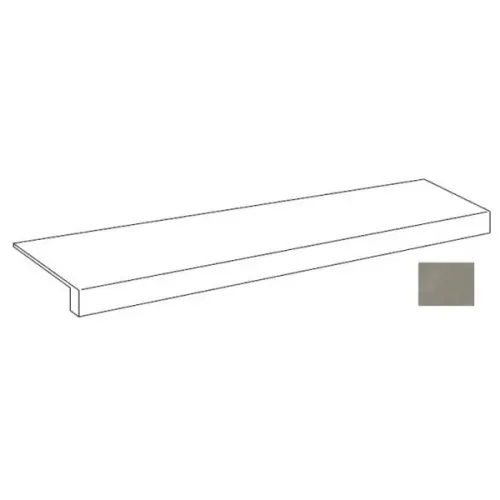 Atlas Concorde Russia Forte Dei Marmi Rock 620070002908 Venaria Grey Scalino Frontale 120 33x120