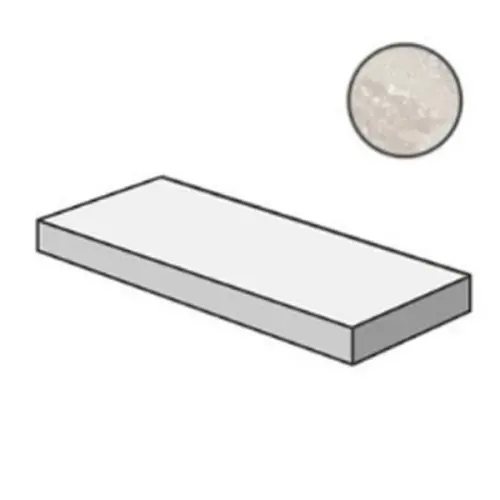 ABK Alpes Wide 0000353 Gradone Angolo Sx Ivory 32x120 - керамическая плитка и керамогранит