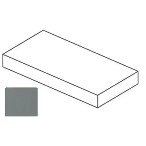 Impronta italgraniti Nuances NU03LBA2AS Antracite Elemento L Angolare Sx 20mm 60x120x6,5