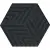 Kerama Marazzi Агуста OS\B241\63001 Черный 6x5.2