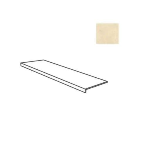 Impronta italgraniti Calcis CL02GT2 Gradone con Toro Crema 33x120 - керамическая плитка и керамогранит