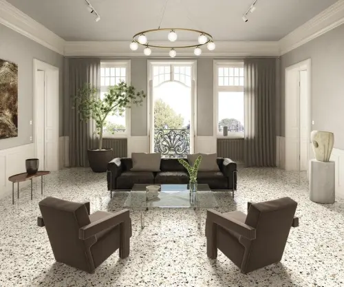 Fmg Maxfine Venice Villa L175407 Silver Levigato 75x150