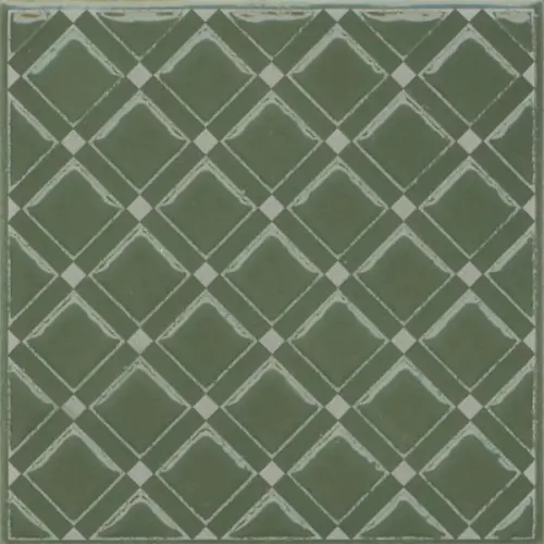 Kerama Marazzi Бахия KMD3STA015GN 1 Зеленый глянцевый 9,8x9,8