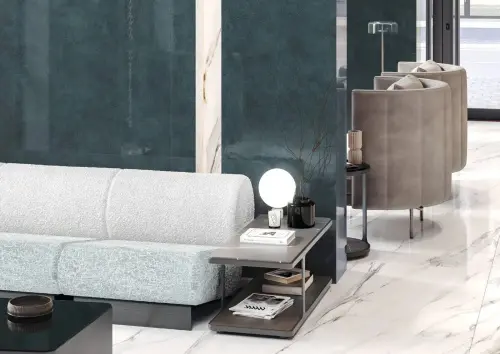 Kerama Marazzi Майолика SG075700R6 Синий Обрезной 6mm 119,5x320 - керамическая плитка и керамогранит