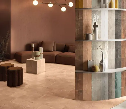 Emil ceramica Forme EMDM Esagona Rosato Naturale 21x18,2