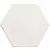 Ribesalbes Geometry Hex White Matt 15x17.3