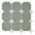 TopCer Field Material 4428OCT16 White Green 30x30