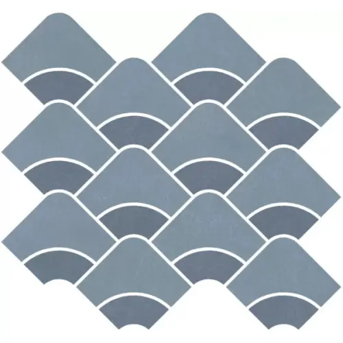 Kerama Marazzi Таделакт KMD2HID011BR Наборный Синий Светлый, Синий Матовый Обрезной 28x30