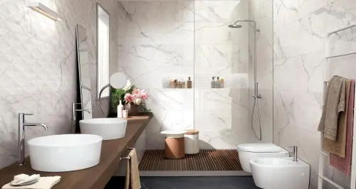 Marazzi Allmarble Wall M8H0 Altissimo Sat Tria 40x43