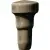 Ceramiche Grazia Impressions TAIM400 Angoli Esterna Toro Coffee 2,5x5,5