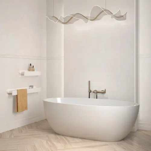 Kerama Marazzi Авиньон KMB2BLC001BR Багет Бежевый светлый матовый обрезной 5x30 - керамическая плитка и керамогранит