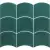 Equipe Wave 28840 Teal Grassy 12x12 Equipe Wave 28840 Teal Grassy 12x12