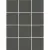 Kerama Marazzi Агуста 1331 Серый Темный Натуральный 30x40 из 12 частей 9.8x9.8