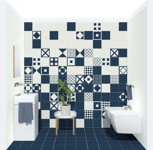 Edimax Ceramiche Twenty Blue Rett 20x20