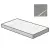 Atlas Concorde Russia Forte Dei Marmi 620070002409 Elegant Grey Scal Ang SX Rett 33x160