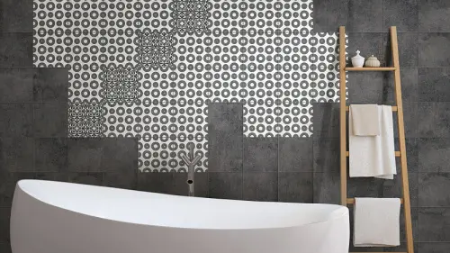 La Fabbrica Ceramiche Space 106086 Plomb Diamond Nat 20x20