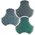 Bouquet Metal Emerald (Set 3) 25x25