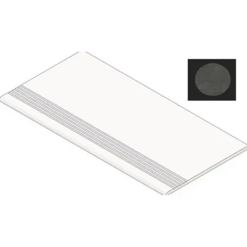 Atlas Concorde Italy Nyra HC43 Charcoal Gradino 120 30x120 - керамическая плитка и керамогранит