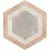 Vives Rift Hexagono Bushmills Multicolor 23x26.6 Vives Rift Hexagono Bushmills Multicolor 23x26.6