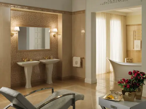 Versace Venere 17260 Fascia Gold Almond/Beige 50x4