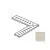 Impronta italgraniti Dorset DR03GGA6 Griglia Angolare Beige Cross Cut 14x60