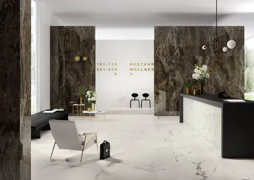 Marazzi Allmarble MMR5 Statuario Listone 3D Lux 15x30