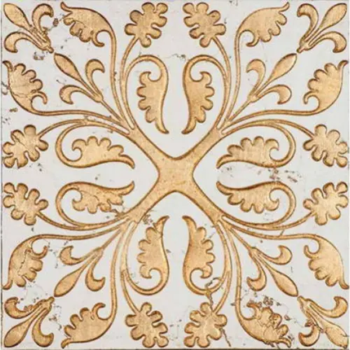 Petra Antiqua Exlusive Rossini Fondo Biancone/Decoro Gold 30,5x30,5