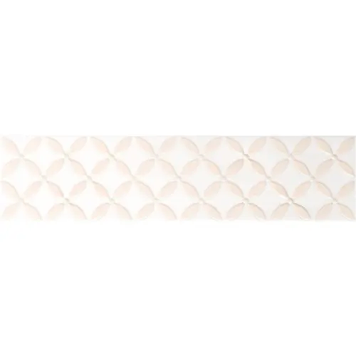 Quintessenza Ceramiche Genesi26 Bianco.Matt Deco 1 6,5x26,6