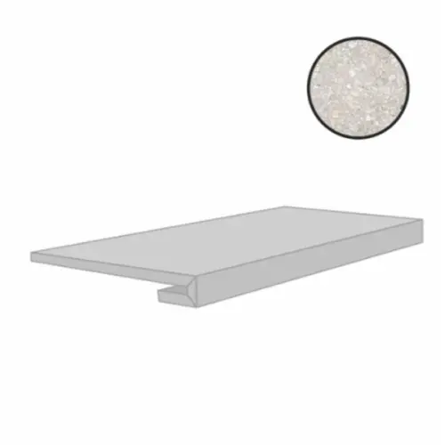 Cerim Ceramiche Match Up 772296 Ceppo Sugar Mix Gradino 33x120