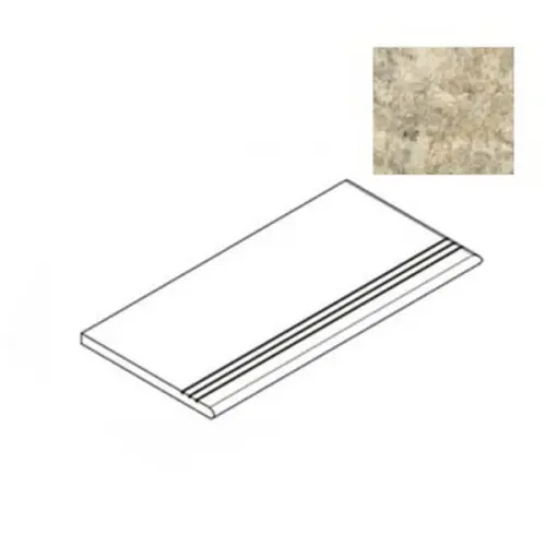 Atlas Concorde Russia Forte Dei Marmi Quark 620040000178 Brazilian Gold Gradino Bordo 30x60