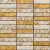 Petra Antiqua Acqueforti mosaics Bassai New Biancone/Dorato 30.5x30.5