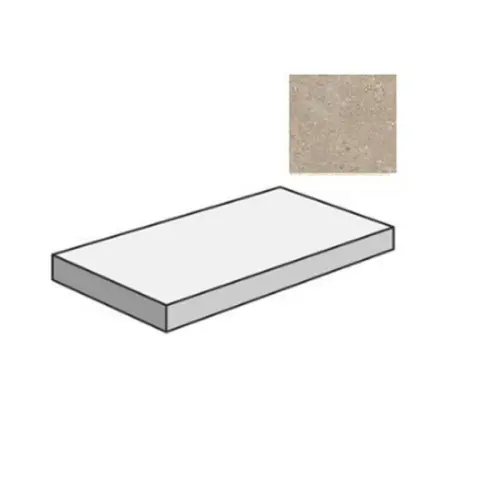 Sant Agostino Duo CSAGDDBS12 Gradone Angolare Dx Sand 33x120