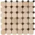 Pixel mosaic Каменная Мозаика PIX212 Cream Marfil 30,5x30,5